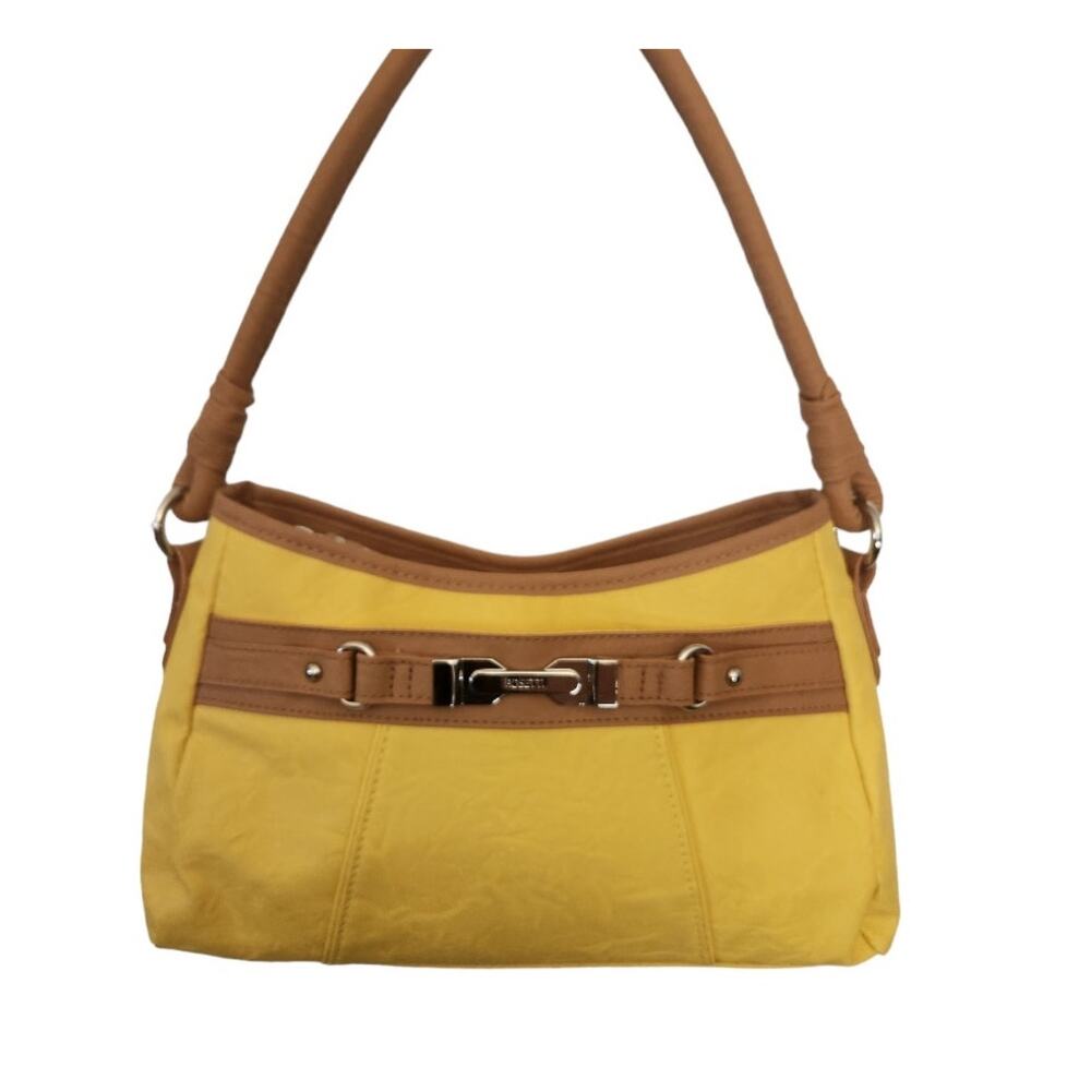 90s Vibe Rosetti Sea Breeze Hobo Butter Yellow Vegan Leather Shoulder Purse NWOT